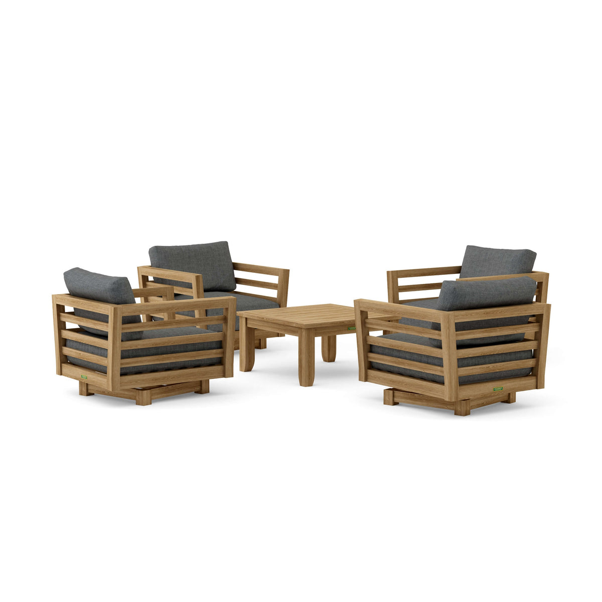 Cordoba Deep Seating 5-Piece Swivel Set | BetterPatio // BetterPatio.com
