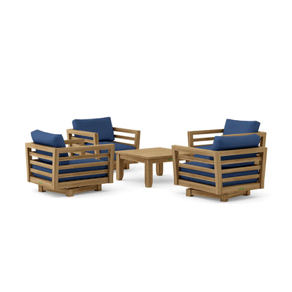 Cordoba Deep Seating 5-Piece Swivel Set | BetterPatio // BetterPatio.com