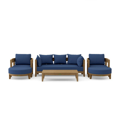 Coronado 6-Piece Teak Deep Seating Set with Sunbrella Cushions | BetterPatio // BetterPatio.com
