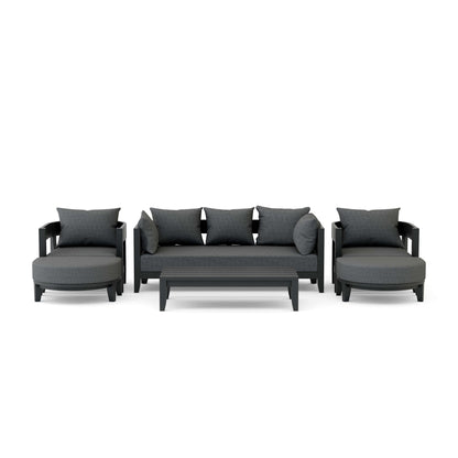 Coronado 6-Piece Teak Deep Seating Set with Sunbrella Cushions | BetterPatio // BetterPatio.com