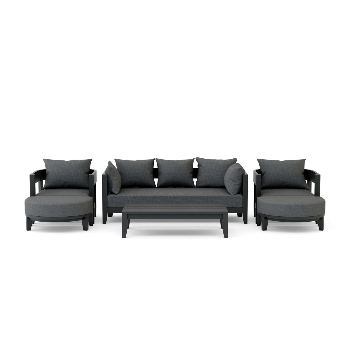 Coronado 6-Piece Teak Deep Seating Set with Sunbrella Cushions | BetterPatio // BetterPatio.com