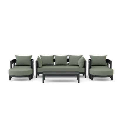 Coronado 6-Piece Teak Deep Seating Set with Sunbrella Cushions | BetterPatio // BetterPatio.com
