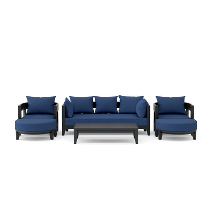 Coronado 6-Piece Teak Deep Seating Set with Sunbrella Cushions | BetterPatio // BetterPatio.com