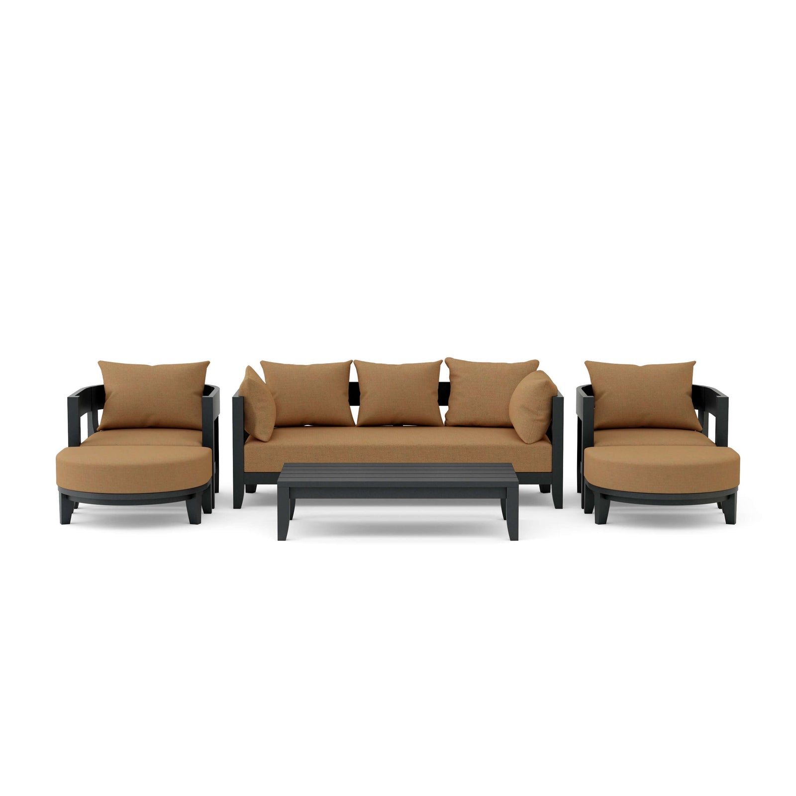 Coronado 6-Piece Teak Deep Seating Set with Sunbrella Cushions | BetterPatio // BetterPatio.com
