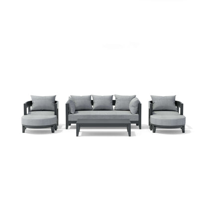 Coronado 6-Piece Teak Deep Seating Set with Sunbrella Cushions | BetterPatio // BetterPatio.com