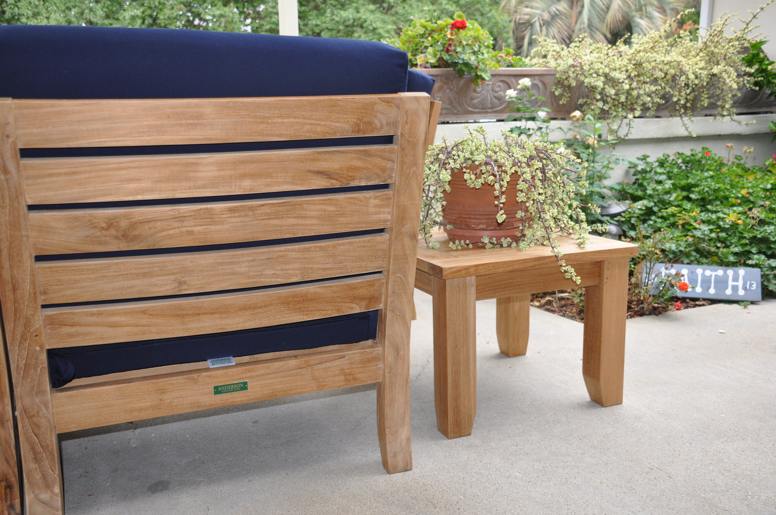 Bahama Chicago 7-Piece Teak Outdoor Dining Set Chair B | BetterPatio // BetterPatio.com