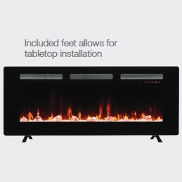 Dimplex SIL72 table top installation