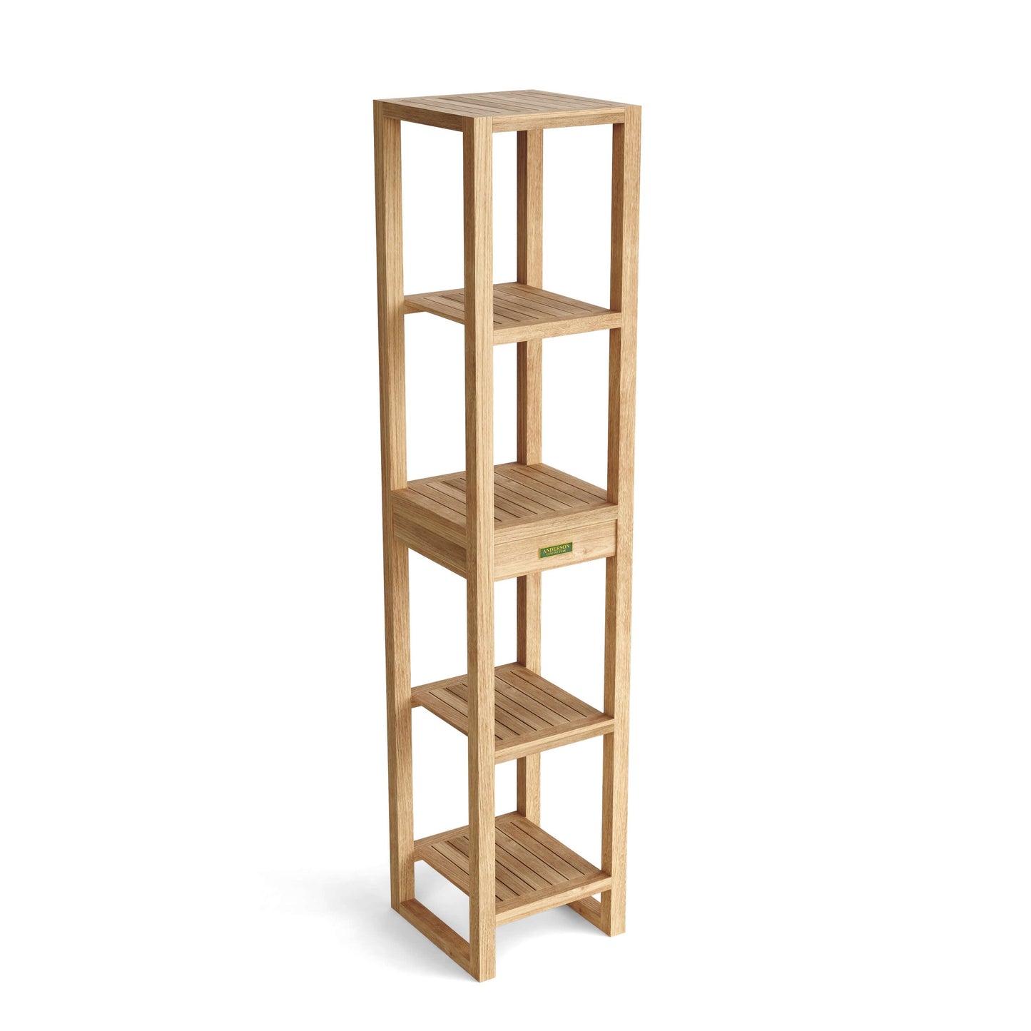 Spa 4-Shelves Teak Table – Towel Rack | BetterPatio