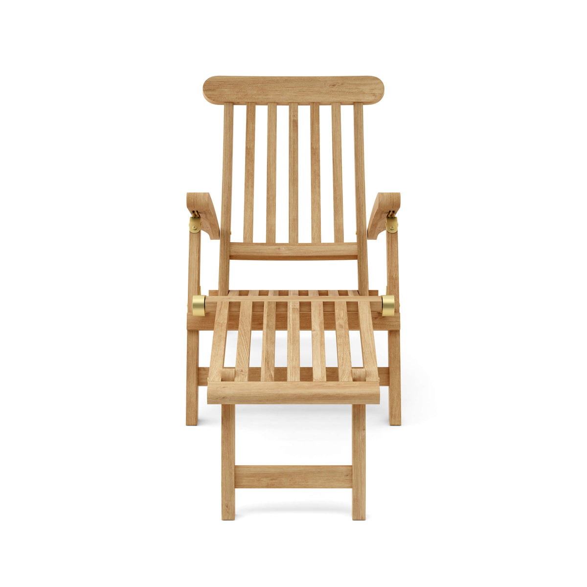 Wooden chair on a white background