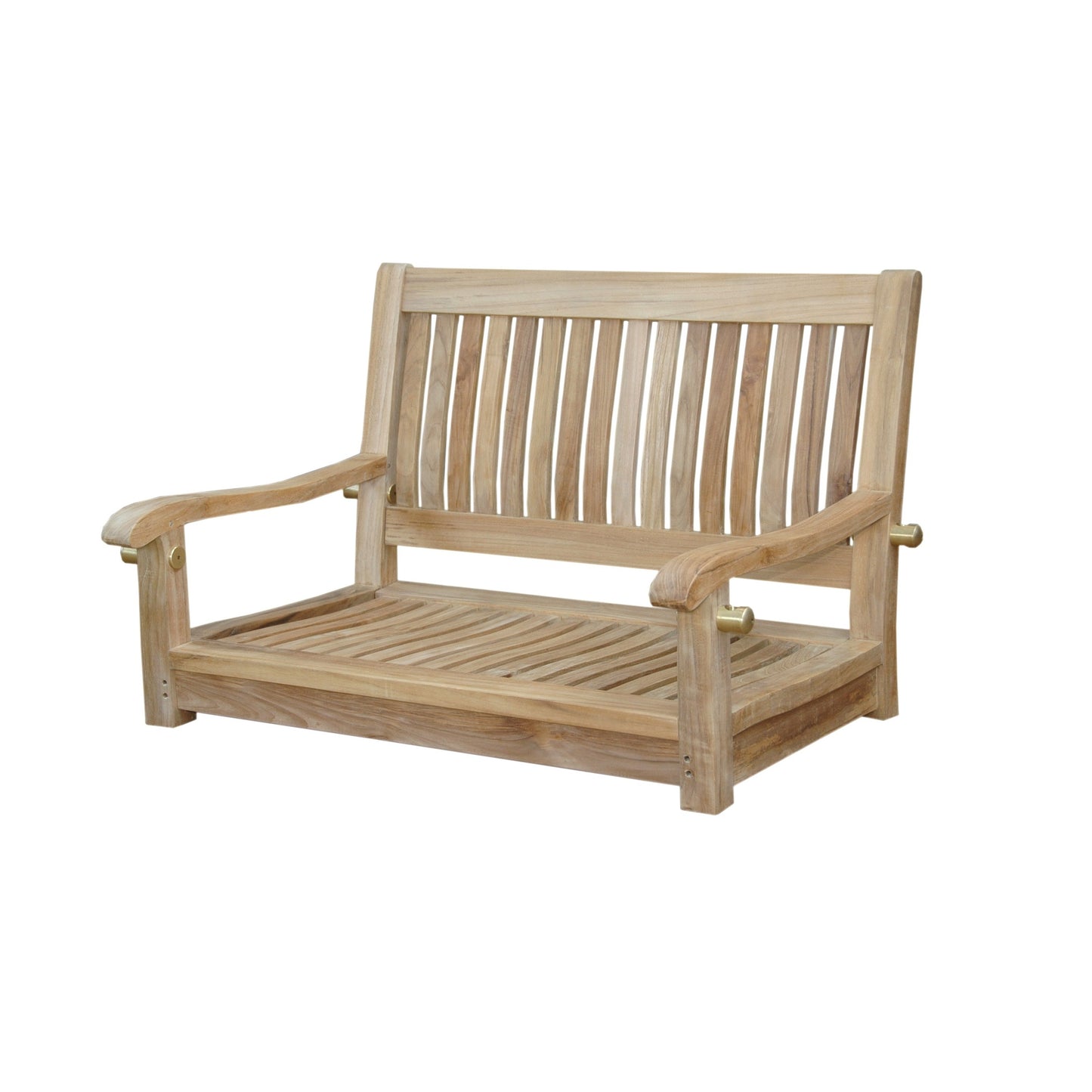 Del-Amo 36" Swing Bench – Teak Outdoor Seating | BetterPatio // BetterPatio.com
