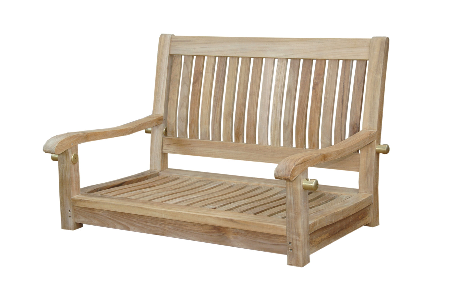 Del-Amo 36" Swing Bench – Teak Outdoor Seating | BetterPatio // BetterPatio.com