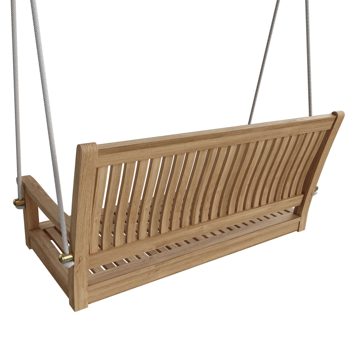 Del-Amo 48" Swing Bench – Teak Outdoor Seating | BetterPatio // BetterPatio.com