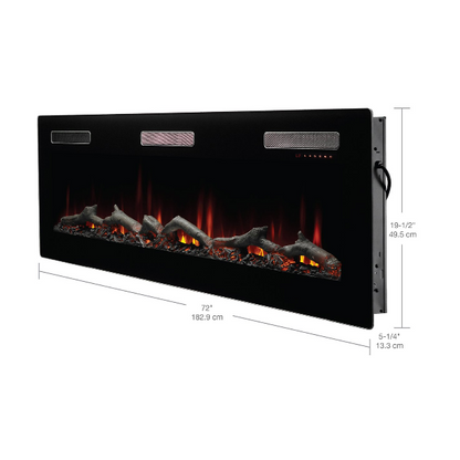 Dimplex SIL72 flame detail view