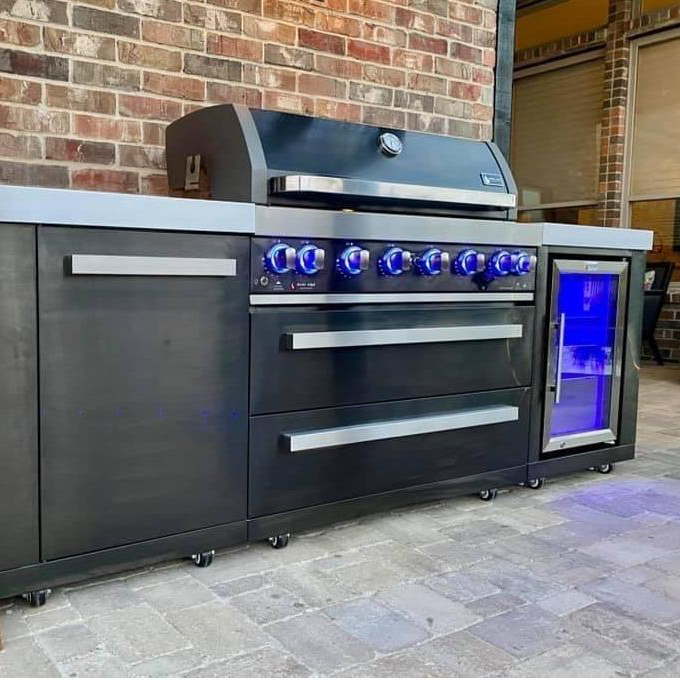 Pre Built Outdoor Kitchen Islands On Sale + Free Shipping