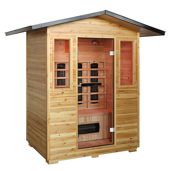 Solara-Outdoor infrared sauna - isolated view
