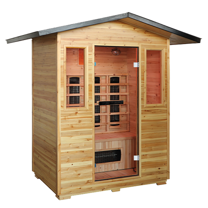 Solara-Outdoor infrared sauna - isolated view