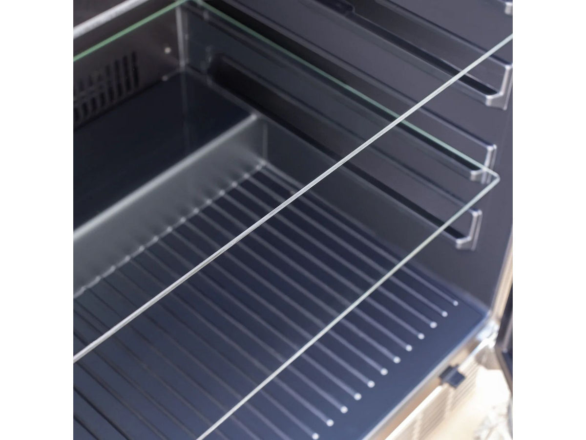 Summerset 24-Inch 5.1 Cu. Ft. Outdoor Glass Door Refrigerator with Glass Shelves