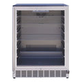 Summerset 24-Inch 5.1 Cu. Ft. Outdoor Glass Door Refrigerator with Glass Shelves
