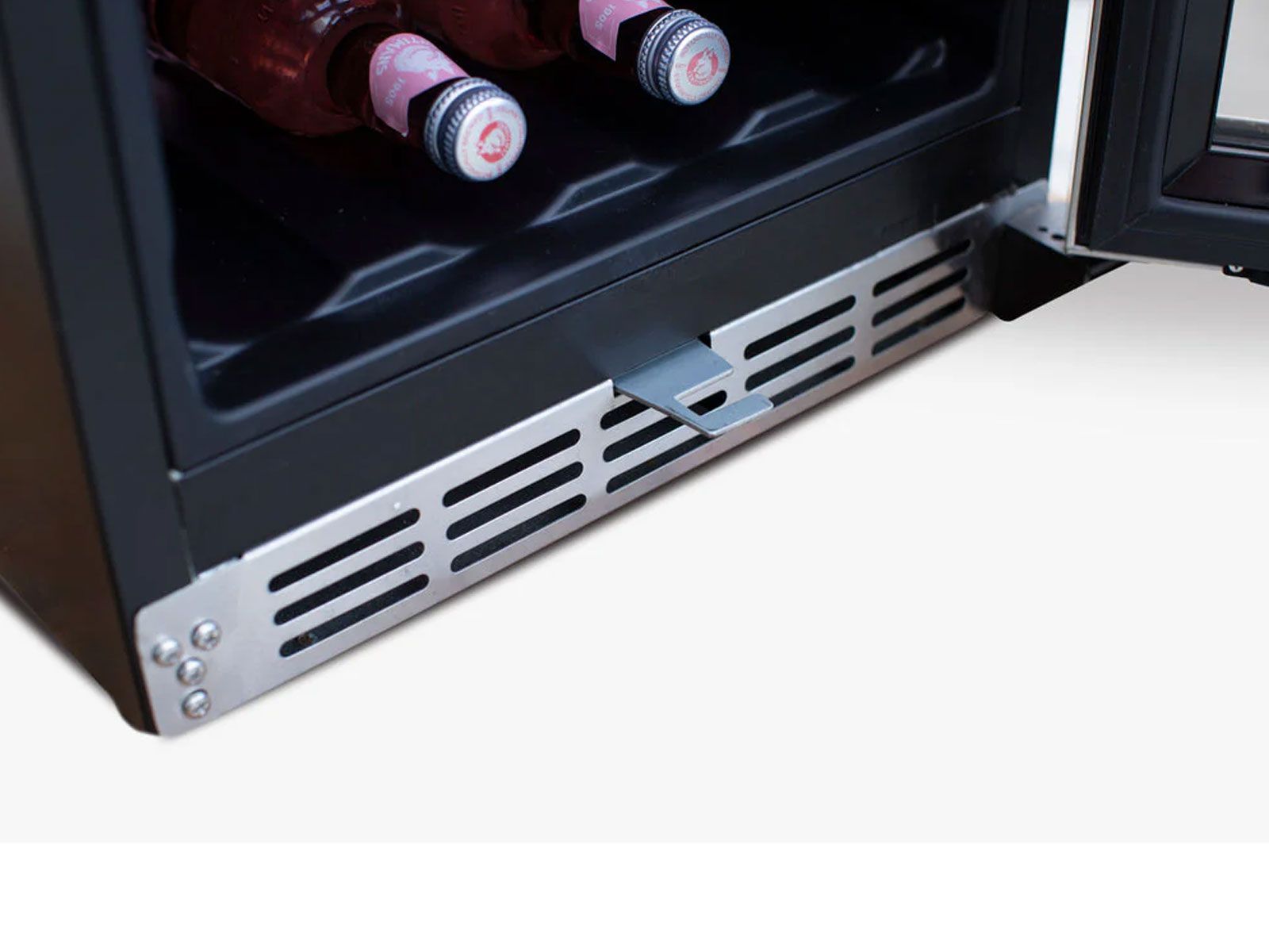 Summerset 24-Inch Outdoor Rated Dual Zone Wine Cooler – 46 Bottle Capacity, Digital Temperature Control