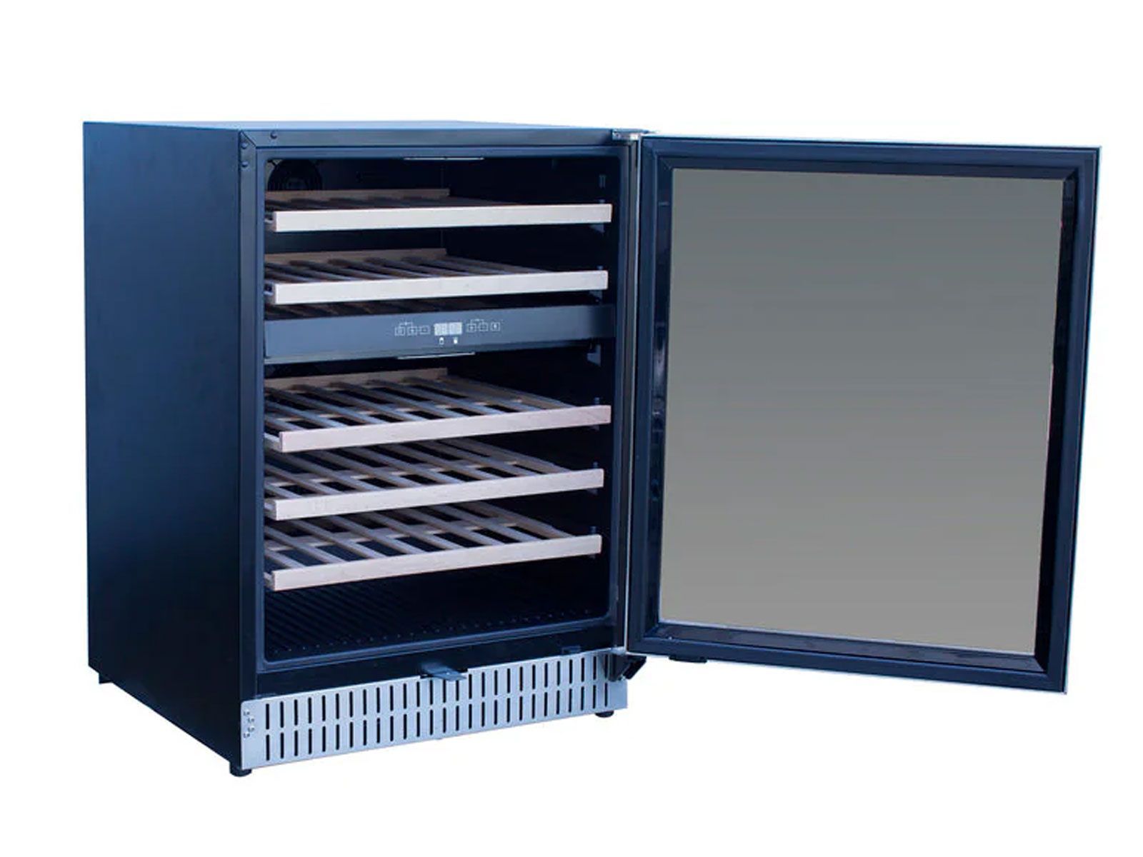 Summerset 24-Inch Outdoor Rated Dual Zone Wine Cooler – 46 Bottle Capacity, Digital Temperature Control