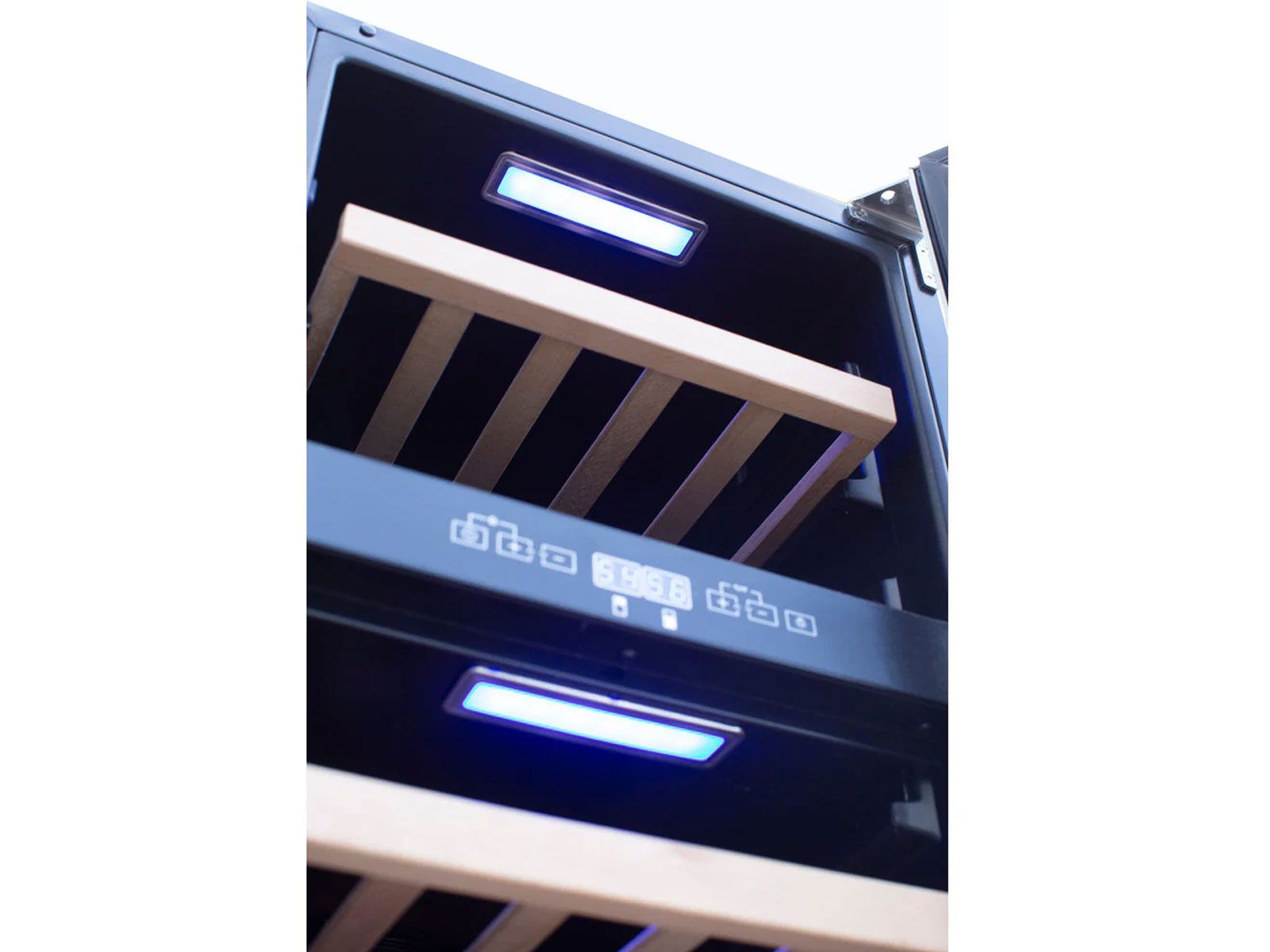 Summerset 24-Inch Outdoor Rated Dual Zone Wine Cooler – 46 Bottle Capacity, Digital Temperature Control