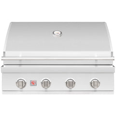 Summerset Sizzler 32-Inch Built-In Stainless Steel Gas Grill – 4 Burners, IR Back Burner & 740 sq. in. Cooking Area