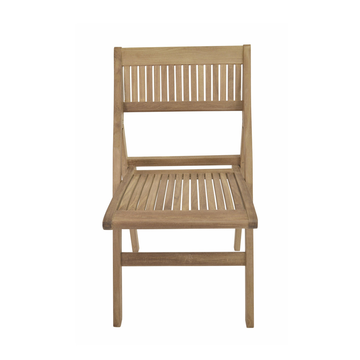 Wooden chair on a white background