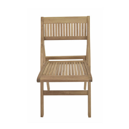 Wooden chair on a white background