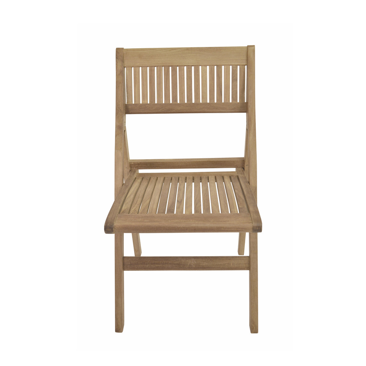 Wooden chair on a white background