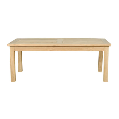 Wooden table on a white background