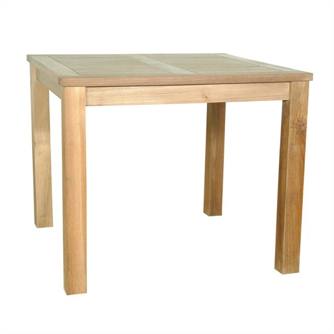 Bahama 35" Square Bistro Table – Teak Outdoor & Indoor Dining | BetterPatio // BetterPatio.com