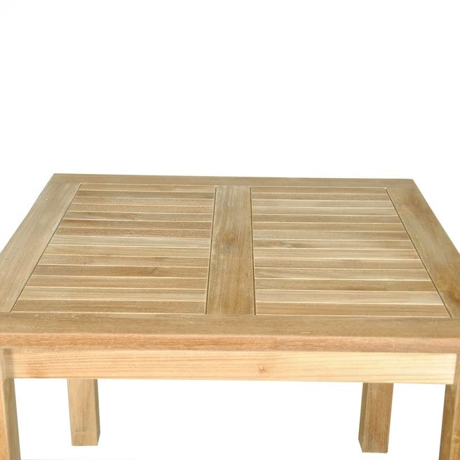 Bahama 35" Square Bistro Table – Teak Outdoor & Indoor Dining | BetterPatio // BetterPatio.com