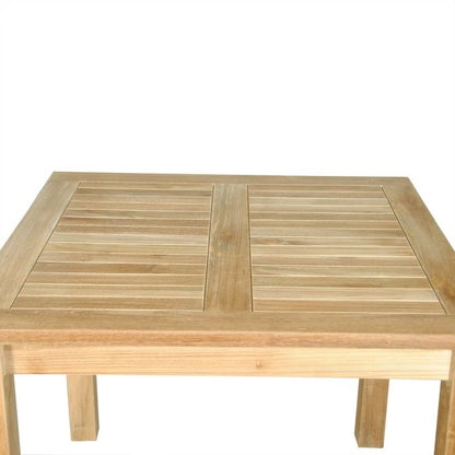 Bahama 35" Square Bistro Table – Teak Outdoor & Indoor Dining | BetterPatio // BetterPatio.com