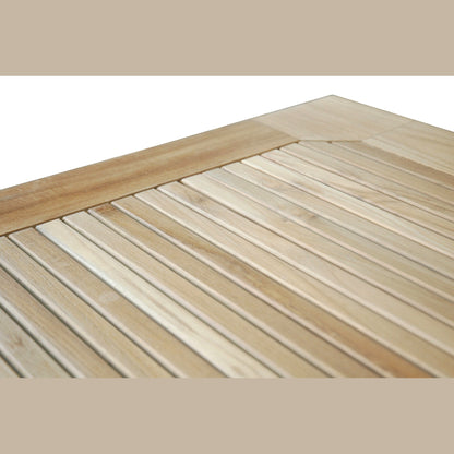 Windsor 47" Square Small Slat Dining Table – Teak Outdoor & Indoor | BetterPatio // BetterPatio.com