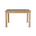 Windsor 47" Square Small Slat Dining Table - Solid Teak Outdoor & Indoor
