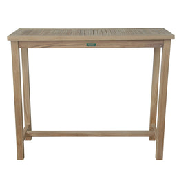 Windsor Teak Serving Bar Table - Outdoor Patio Bar Height Table