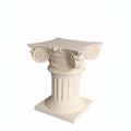 Florence Pedestal Table Base in Cast Limestone - Classic Antique Finish