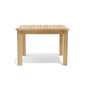Montage 42" Solid Teak Square Dining Table with Umbrella Hole