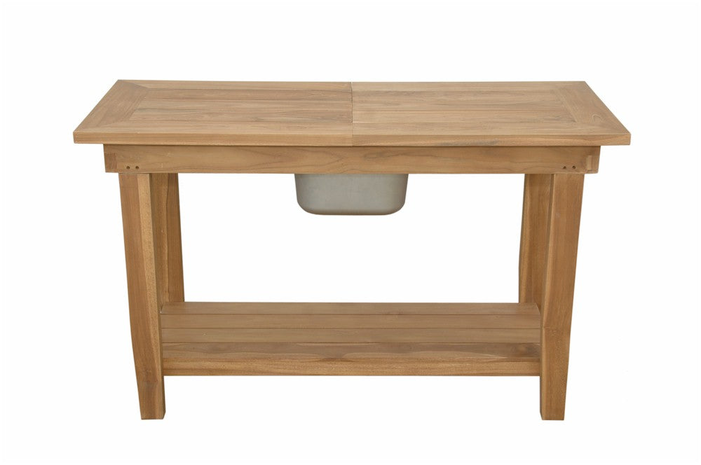 Wooden table with a white bowl on a white background