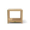 Glenmore 22" Side Table with 1-Tier Shelf - Premium Teak Sturdy & Versatile