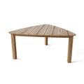 Padua 67" Triangle Teak Dining Table - Outdoor Patio Table