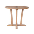Descanso 35" Round Teak Outdoor Bistro Table