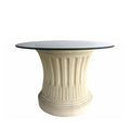 Louis XVI Fluted Pedestal - Cast Limestone Timeless Design