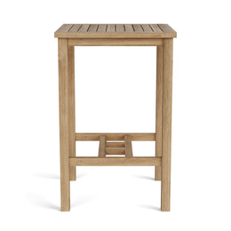 Avalon 27" Square Bar Table - Solid A-Grade Teak