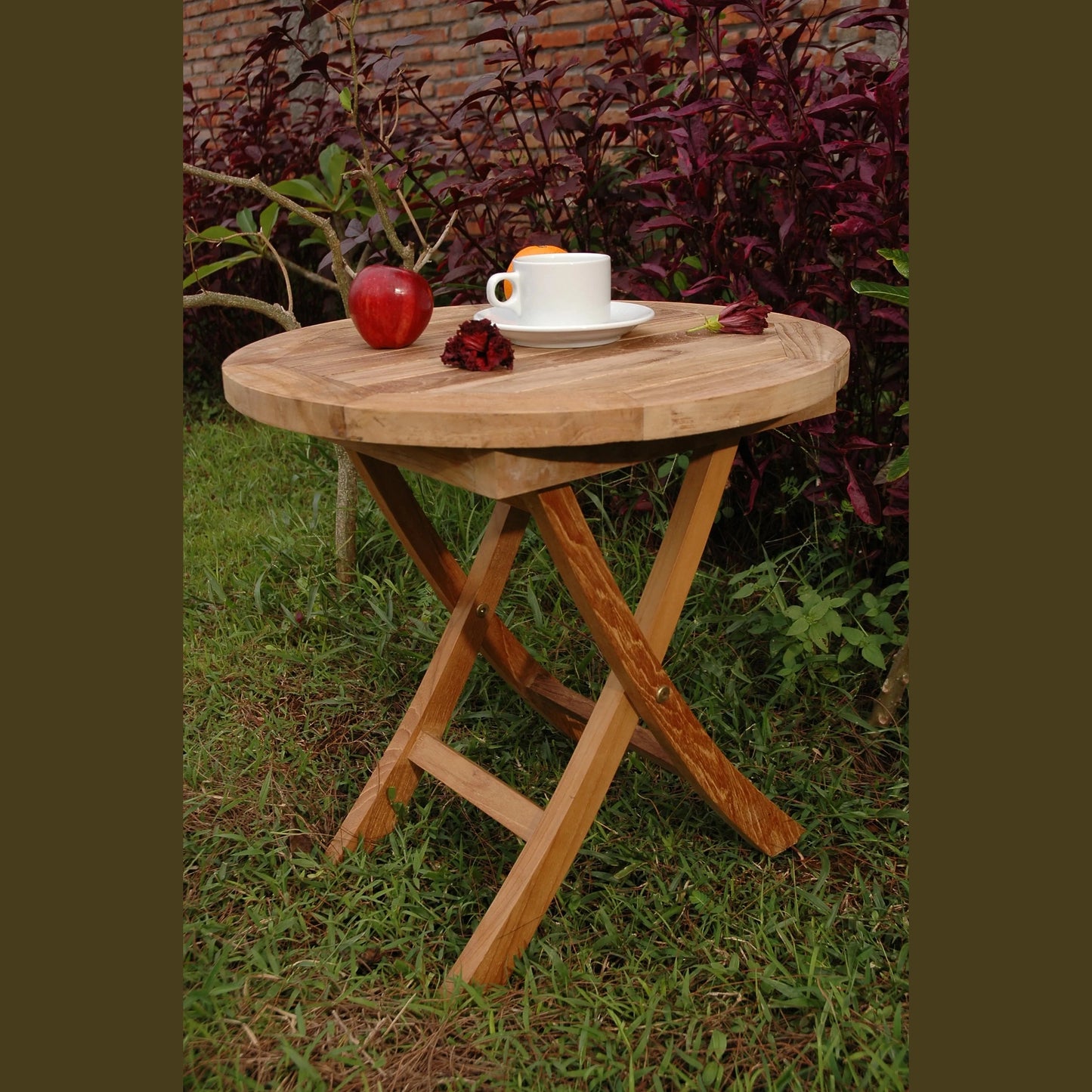 Del-Amo Bahama 3-Pc Teak Rocking Chair & Folding Side Table Set | BetterPatio // BetterPatio.com