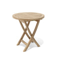 Bahama 27" Outdoor Round Teak Bistro Folding Table