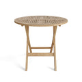 Windsor 31" Outdoor Round Teak Picnic Folding Table