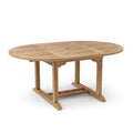 Bahama 71" Oval Extension Table Extra Thick - Solid A-Grade Teak