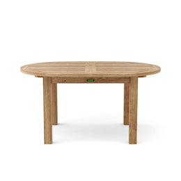 Bahama 79" Oval Extension Table - Solid A-Grade Teak