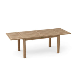 Bahama 95" Rectangular Extension Table - Solid A-Grade Teak